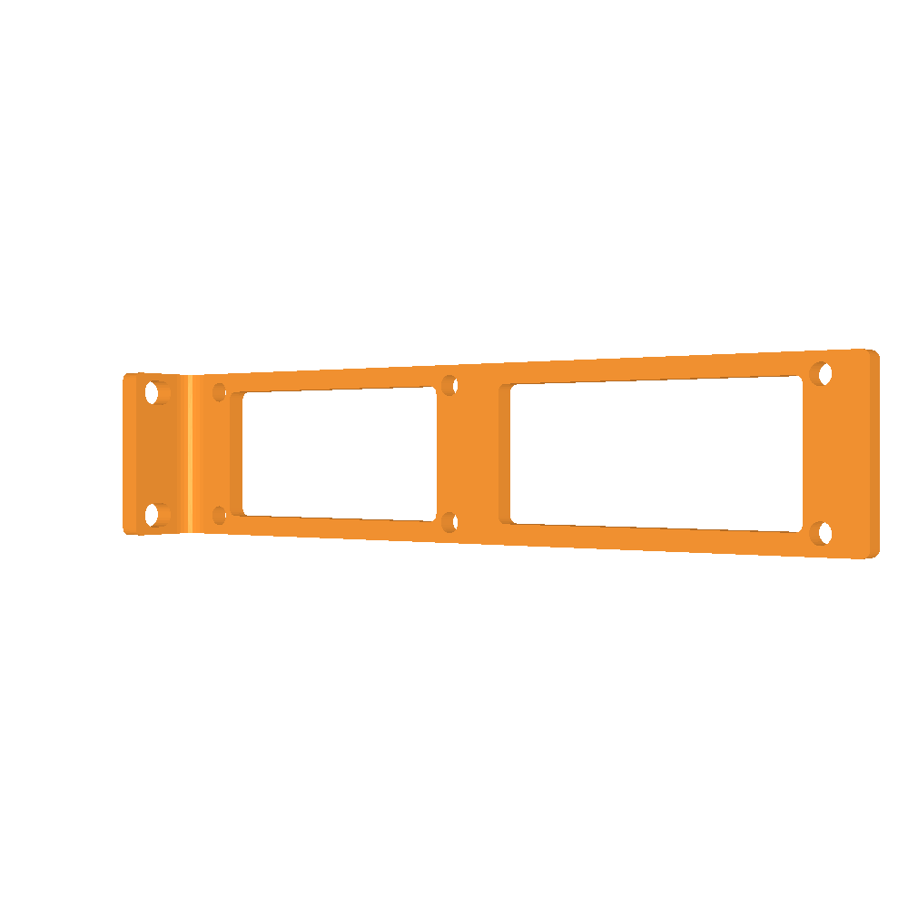 Macmini rack ears for tray