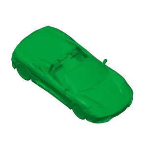 Ferrari model car.