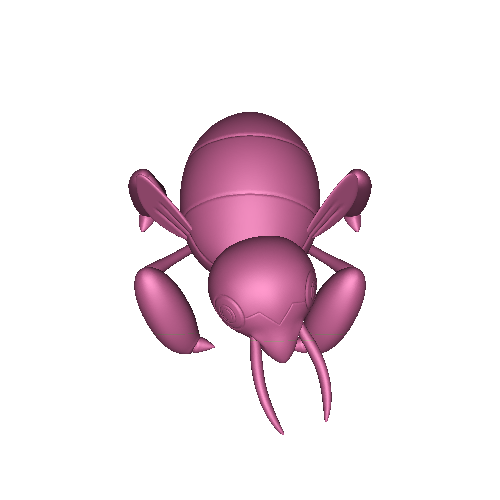 Pokemon Nincada #290 - Ready for 3D Printing!