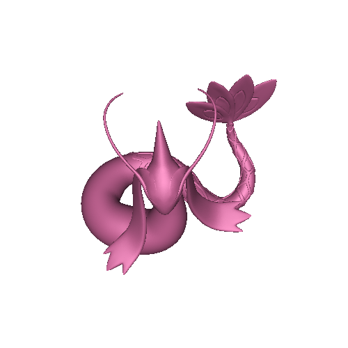 Pokemon Milotic #350 - ¡Listo para imprimir en 3D!
