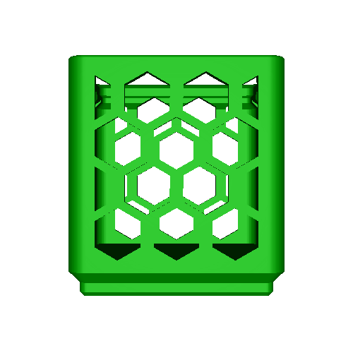 Gridfinity hex box