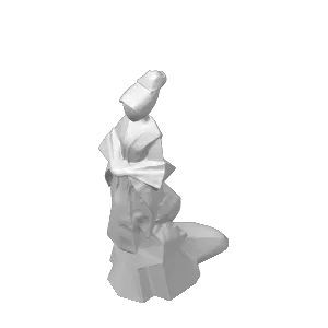 Geisha Decor Statue
