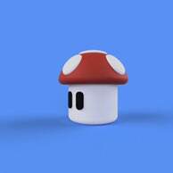 super mushroom container