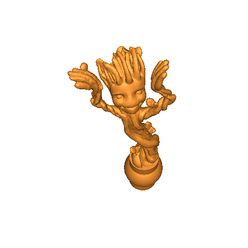 Tanzendes Baby Groot (beweglich)