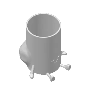 Chunky Bum Sitting Penholder