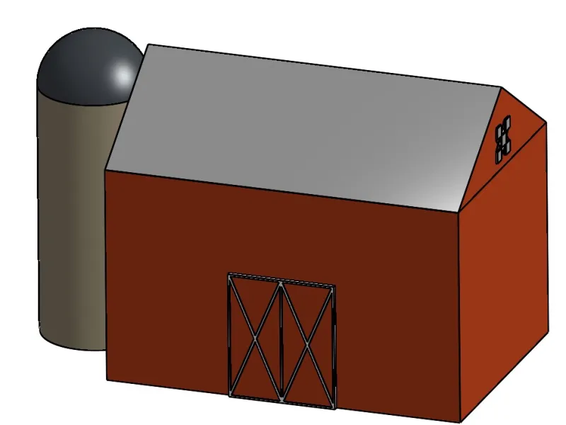 Barn and Silo