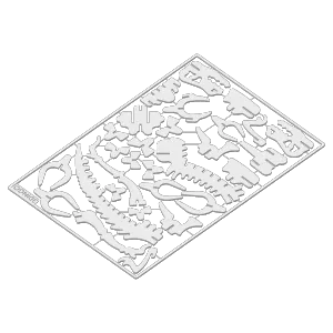 T-Rex 3D Puzzle Kit Card