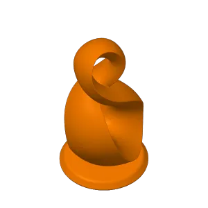Infinity art sculpture