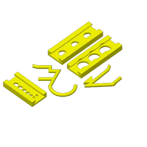 " 洞洞板掛勾、架 "pegboard models、holder