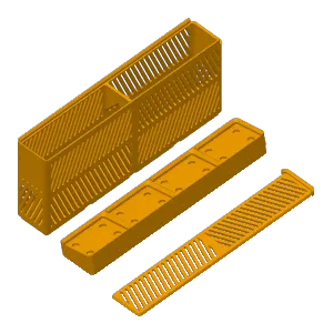 Silica container for CFS
