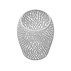 Toothbrush holder voronoi