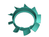 Cooling fan blades-1