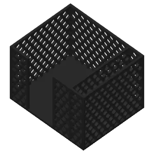 note block stand with pen compartment