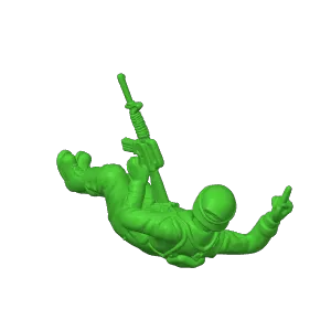 soldier shooting bird