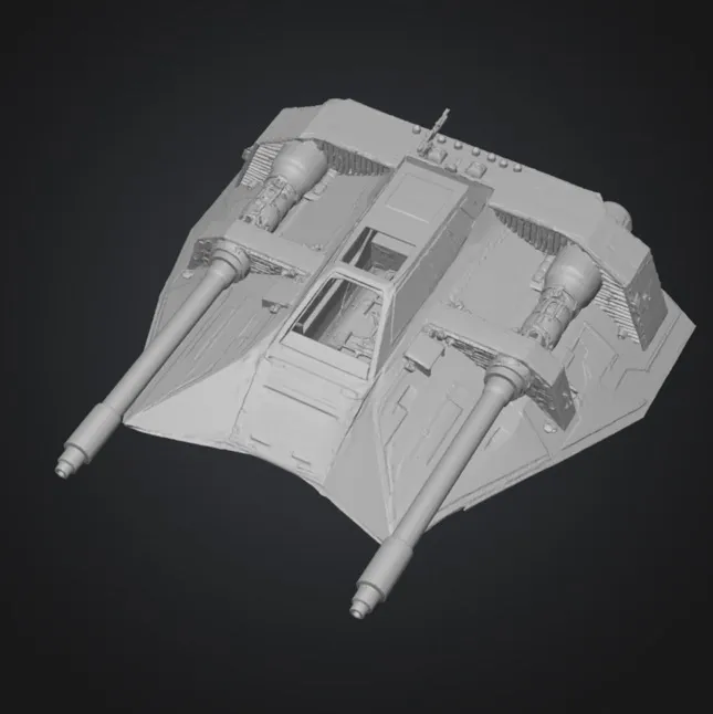 Snow speeder from Star Wars
