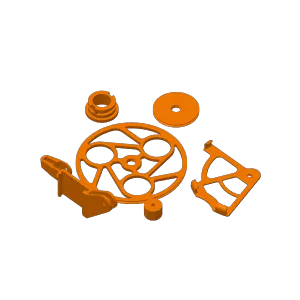 Ender 3 V3 SE / KE filament wheel guide