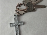 Simple squid game cross for key rings-0
