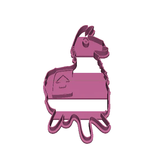 Lama Fortnite cookie cutter