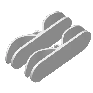 Stick-on cable organizer
