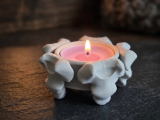 Bone Bloom Candle Holder-1