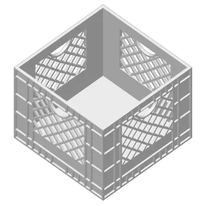 Stackable Milk Crate