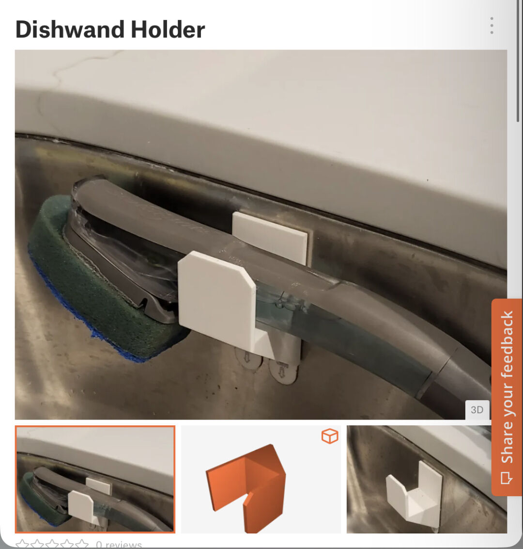 Dishwand Holder, 3D models download