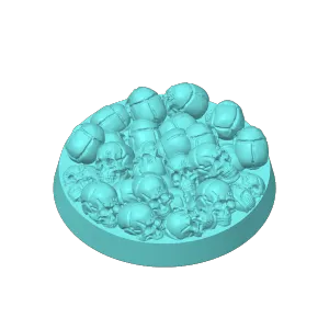 Skull Pile Base (32mm round)