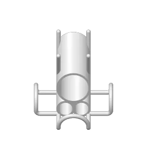 Stand for kitchen utensils while cooking