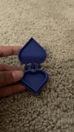 Heart keychain