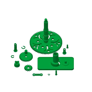 MECHANICAL CAROUSEL - GEARS TOY