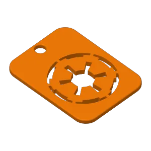 Star Wars Empire Logo Keychain