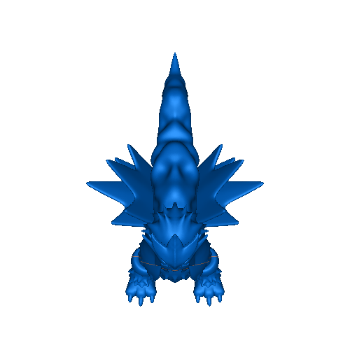 Pokemon Entei #244 - ¡Listo para la impresión 3D!