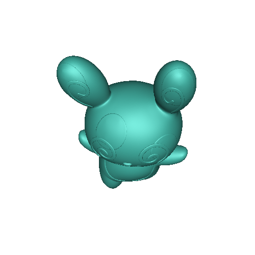 Pokemon Spinda #327 - ¡Listo para imprimir en 3D!