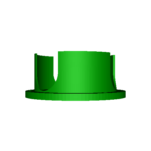 Real lathe Chuck model with close tolerances