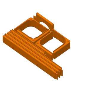 Creality K1 and K1C Lid Riser 16-22mm Ventilation Grille