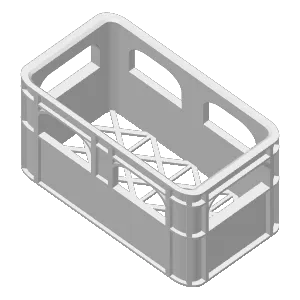 Record coaster crate