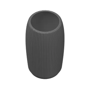 CURVED VASE, VASE COURBER