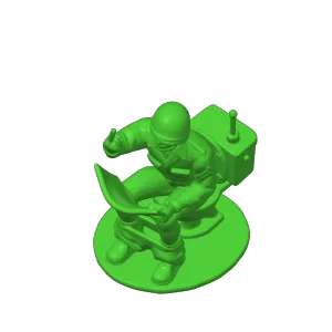 Toy Solider on Potty