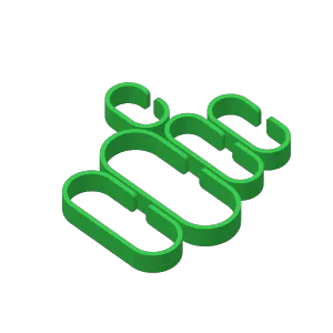 Cable Organizer 5 sizes / Range cable 5 tailles