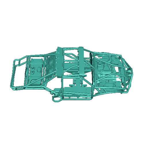 Scx24 rock bouncer cage and skid