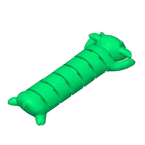 Articulated flexy cow toy - Farmies collection