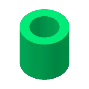 Lesco Walk-Behind Mower Height Spacer – 23mm ID (Heavy Duty