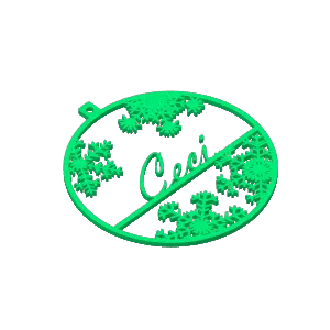 Ceci christmas ornament