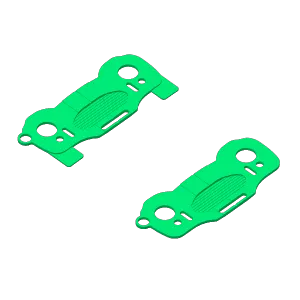 Shelby cobra front end keychain