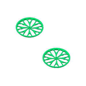 Bicycle 2.0 wheels split in half