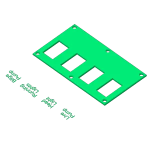 boat switch panel