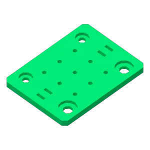 V slot gantry plate