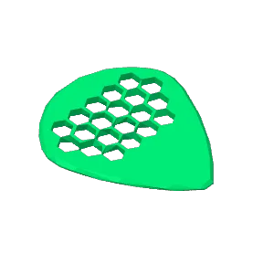 Hex Guitar pick