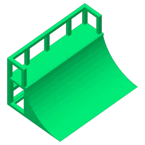 Quarterpipe ramp