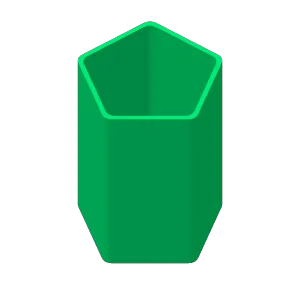 hexagon pen holder